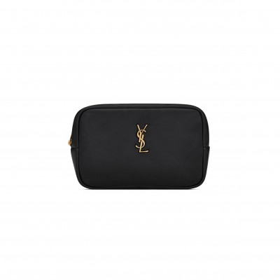 YSL CALYPSO COSMETIC POUCH IN LAMBSKIN 767101AACX71000 (21*14*6.5cm)